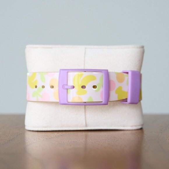 RARE Sanrio CHI CHAI MONCHAN Watch Hello Kitty Pink Monkey Bananas 2004 WORKS! main image 4